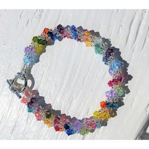 Preciosa Crystal Spiral Rainbow Seraphina Bracelet